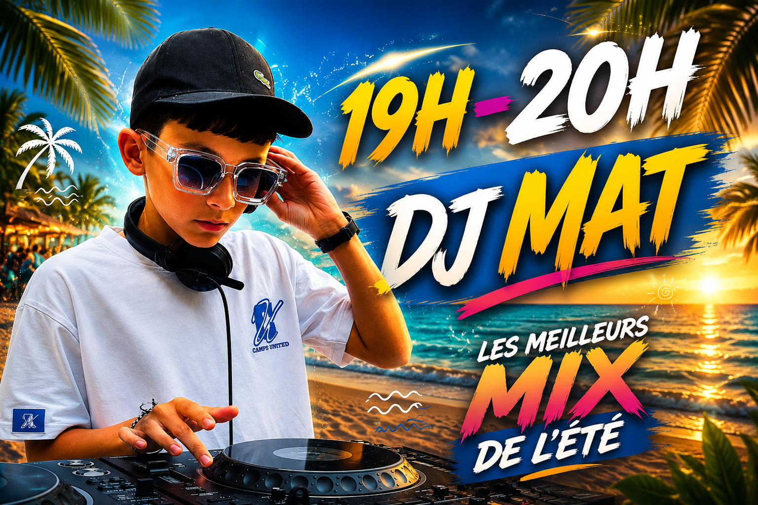 Affiche DJ MAT JM Radio 24/07 19h